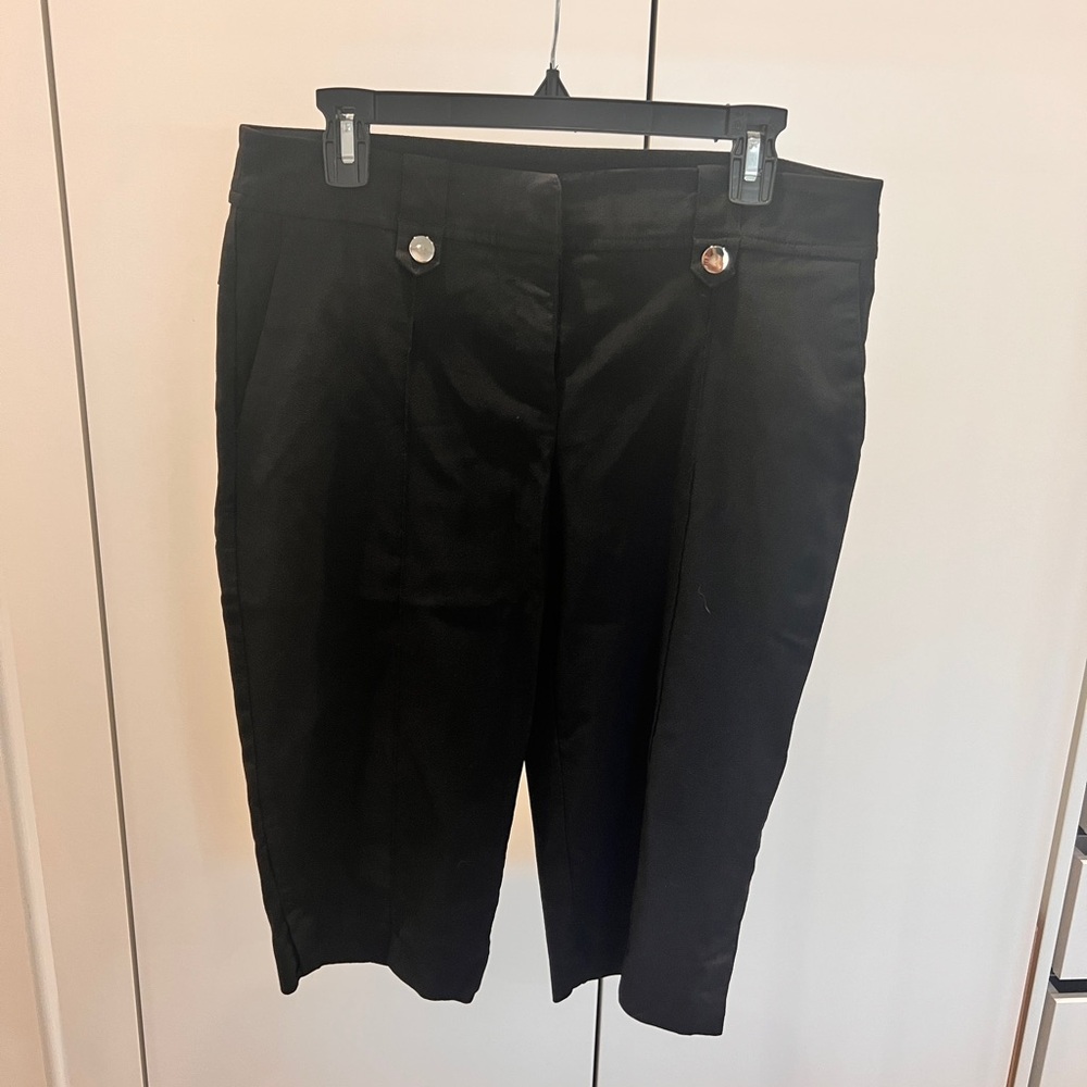 Style & Co. Women's Classic Black Bermuda Shorts